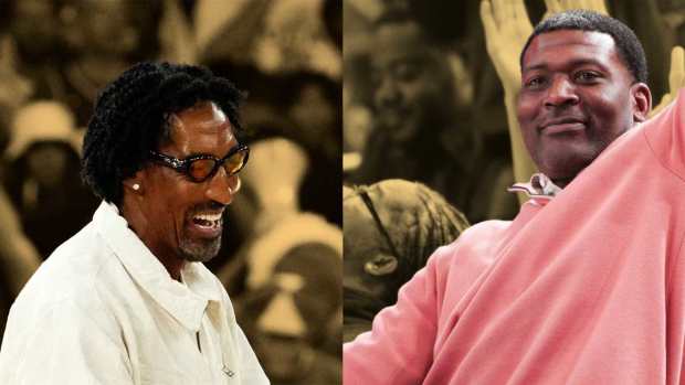 Scottie Pippen and Larry Johnson
