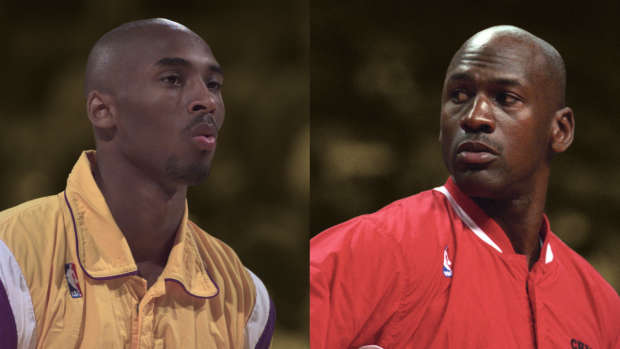 Kobe Bryant picks Michael Jordan as the player he would most want to be teammates with