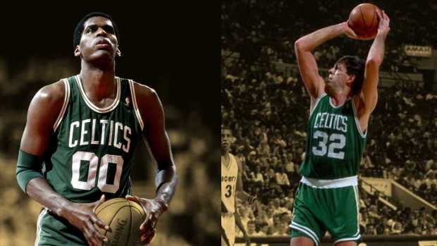 Robert Parish and Kevin McHale