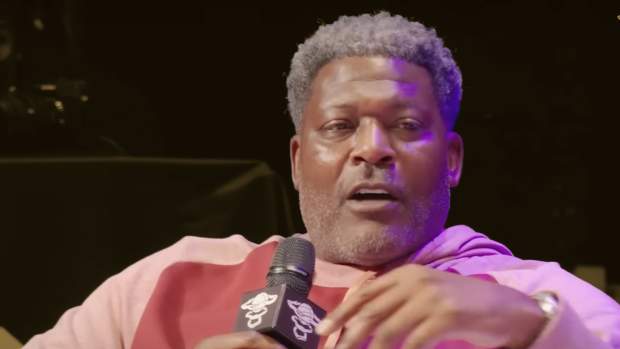 Former NBA player Larry Johnson during his appearance on the All The Smoke podcast