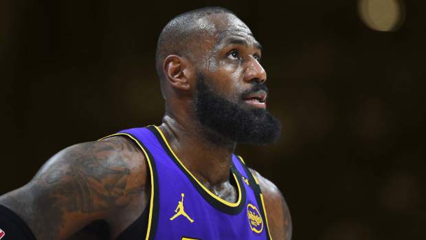 Los Angeles Lakers forward LeBron James