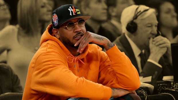 carmelo anthony earned jersey