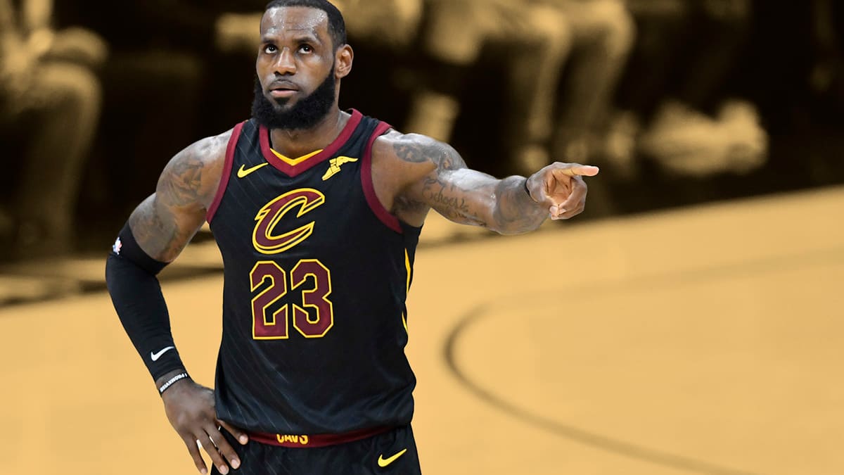 LeBron James - Cleveland Cavaliers - 2018 NBA Finals - Game 1 - Game-Worn  Black 'Statement' Jersey - Postseason Career-High 51 Points