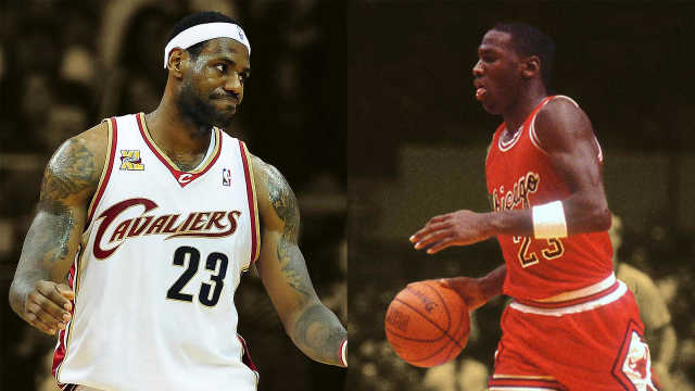 Jordan guarding lebron store
