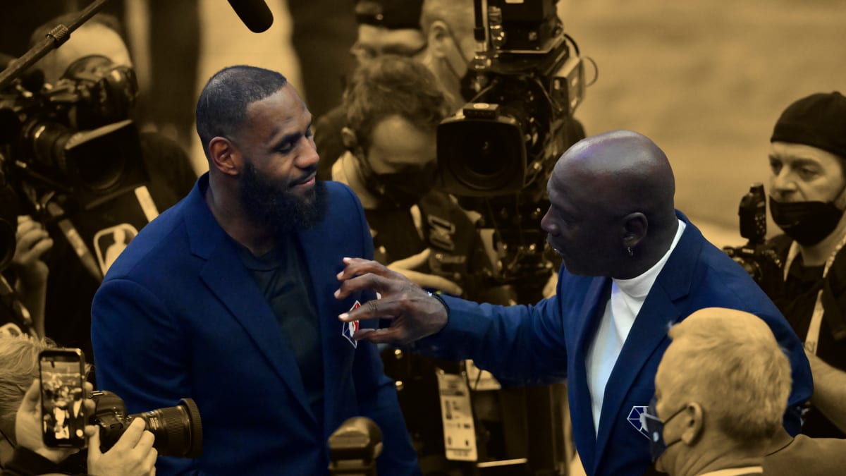 Michael jordan congratulates lebron sales