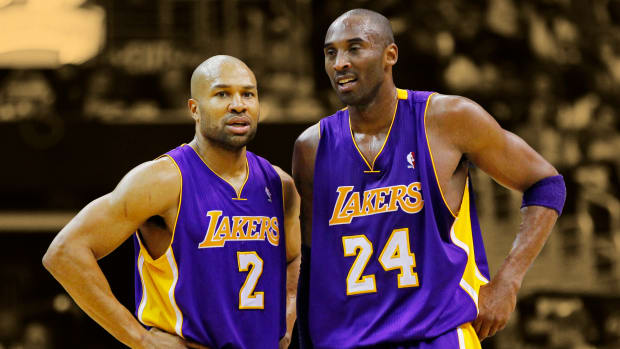 Derek fisher outlet lakers jersey