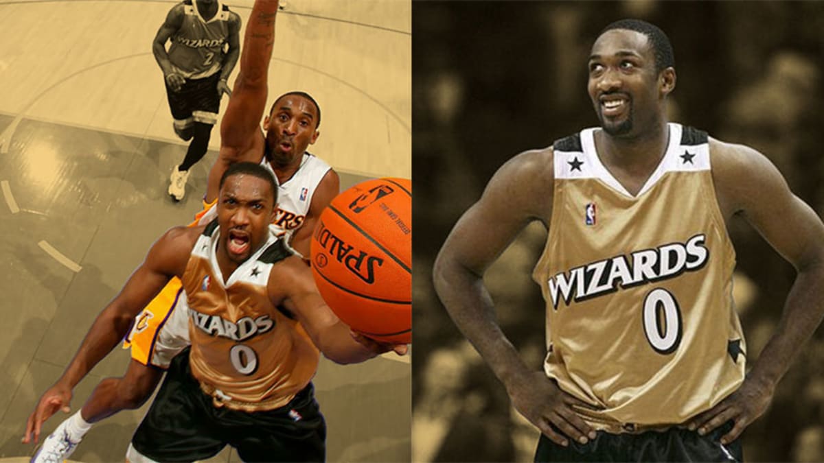 Gilbert Arenas after dropping 60 on Kobe Bryant YOU KNOW HOW MUCH