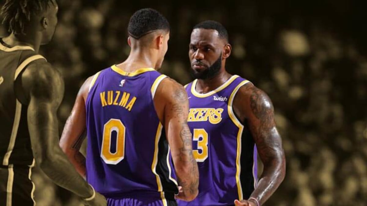 LeBron gave Kuzma the kiss of death Basketball Network Your daily dose of basketball