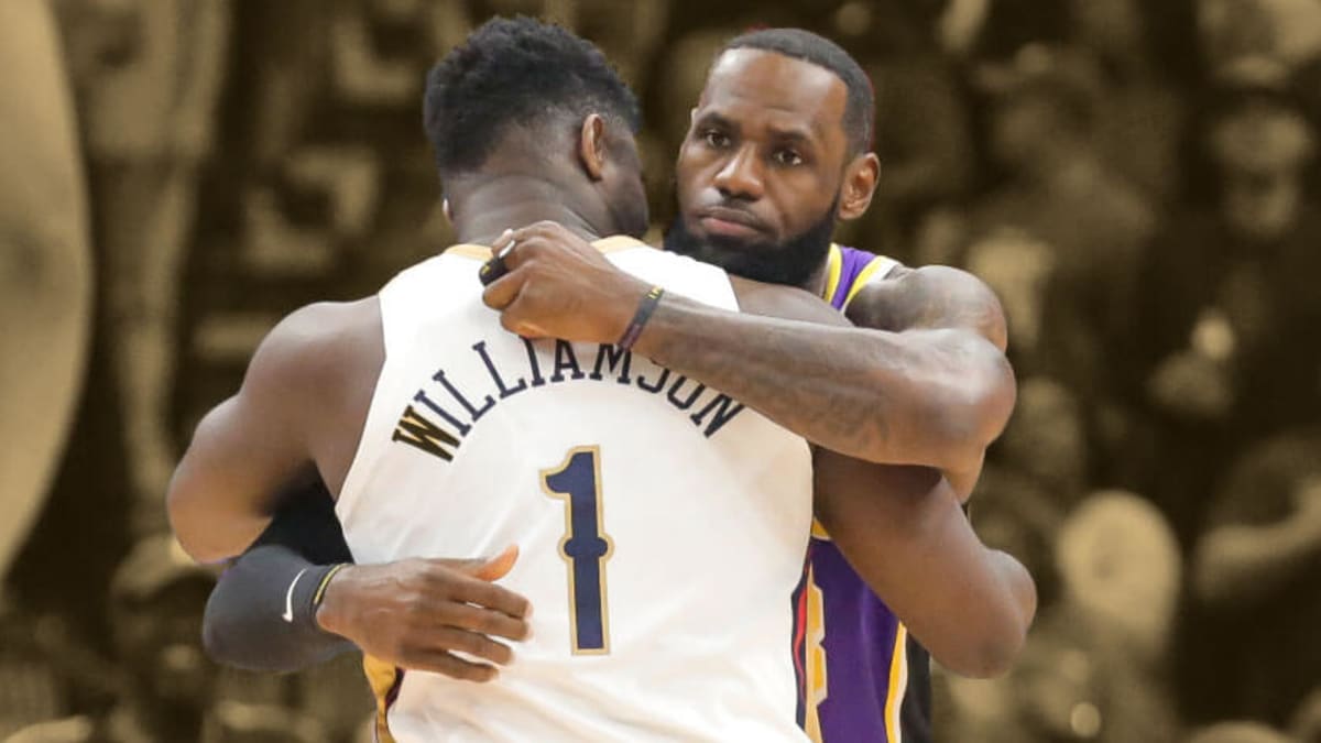 Lebron james on zion williamson on sale