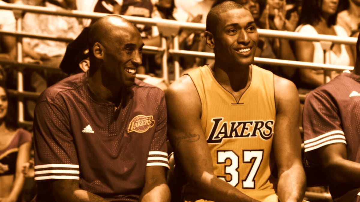 Kobe bryant metta world outlet peace
