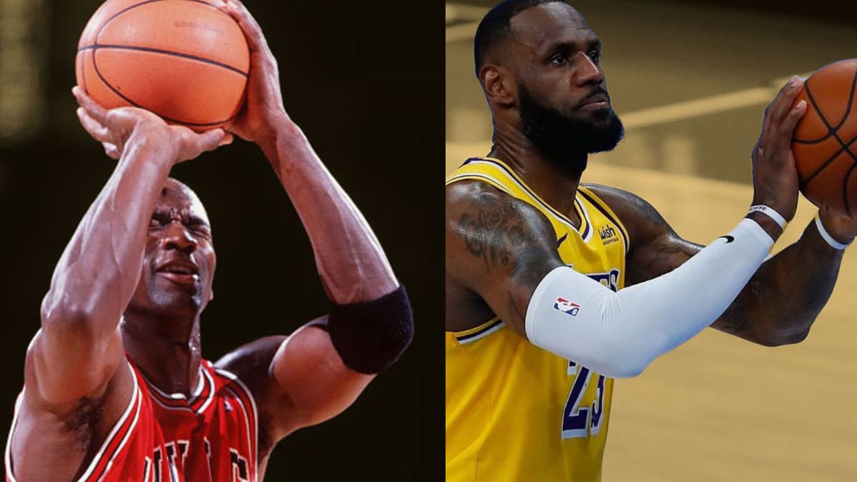 Michael jordan no hotsell look free throw