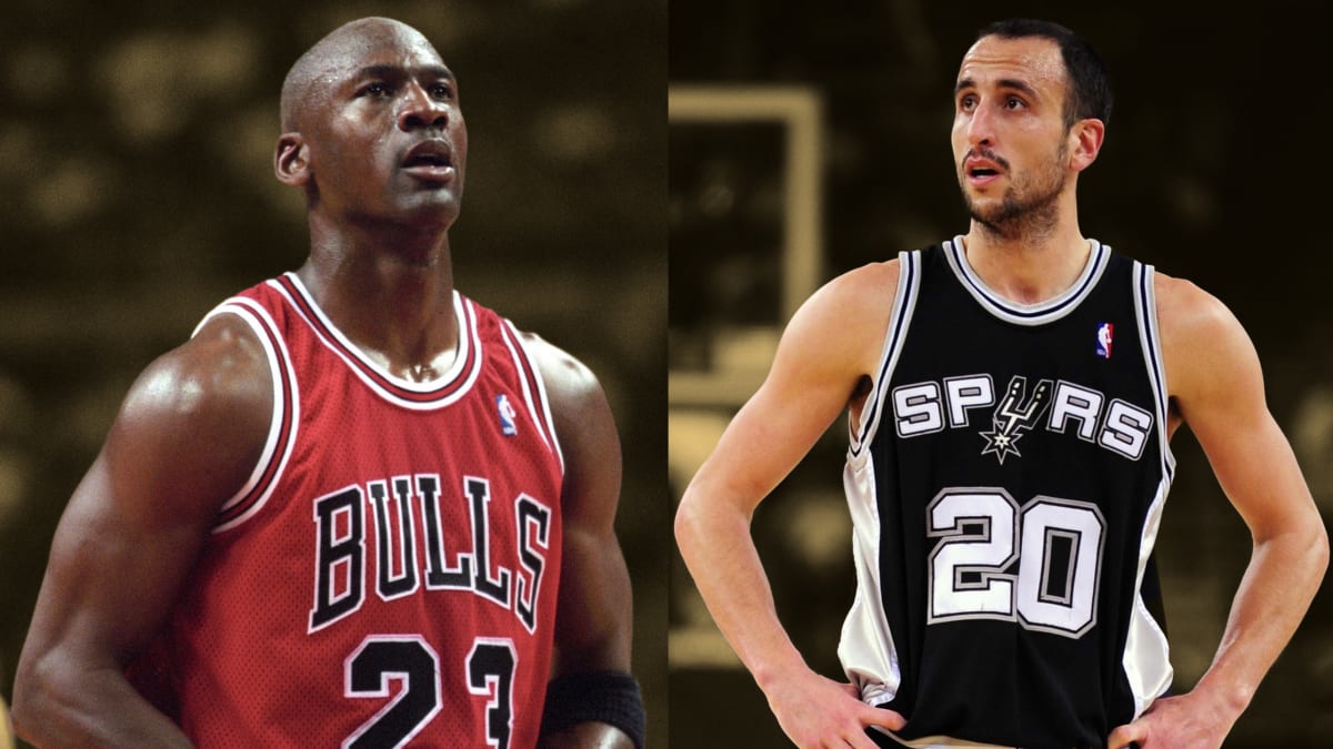 Manu Ginobili had a unique way of idolizing Michael Jordan I used to talk to his life size poster Basketball Network Your daily dose of basketball