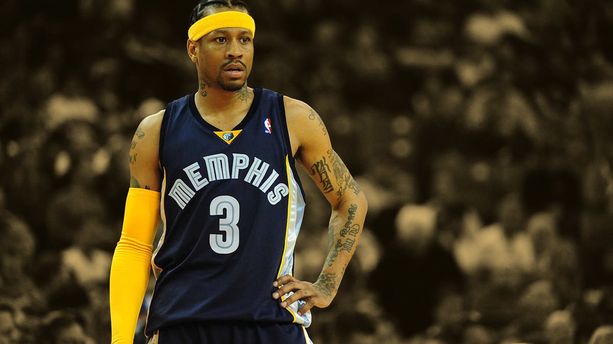 Iverson grizzlies on sale jersey
