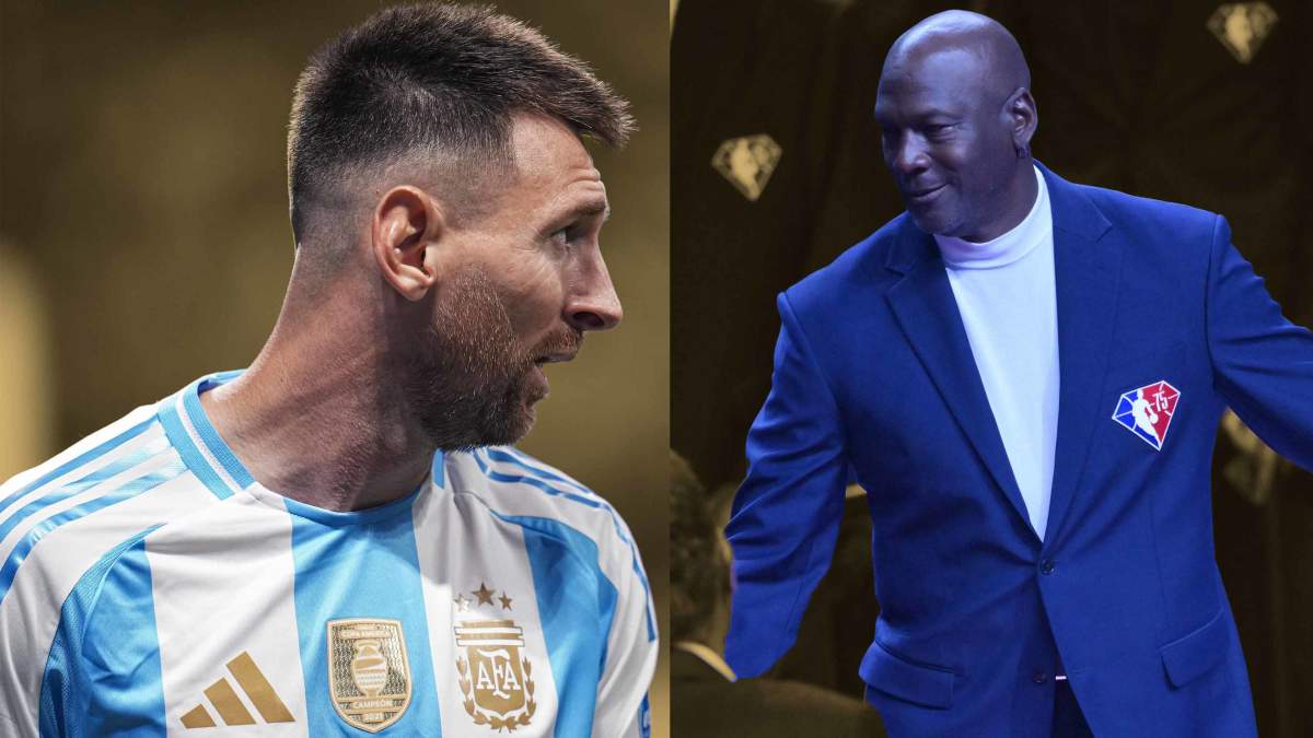 Messi and michael jordan store