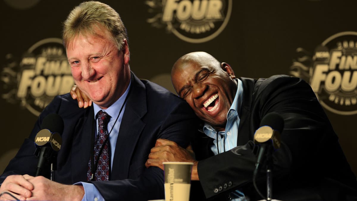 Magic johnson retirement ceremony top