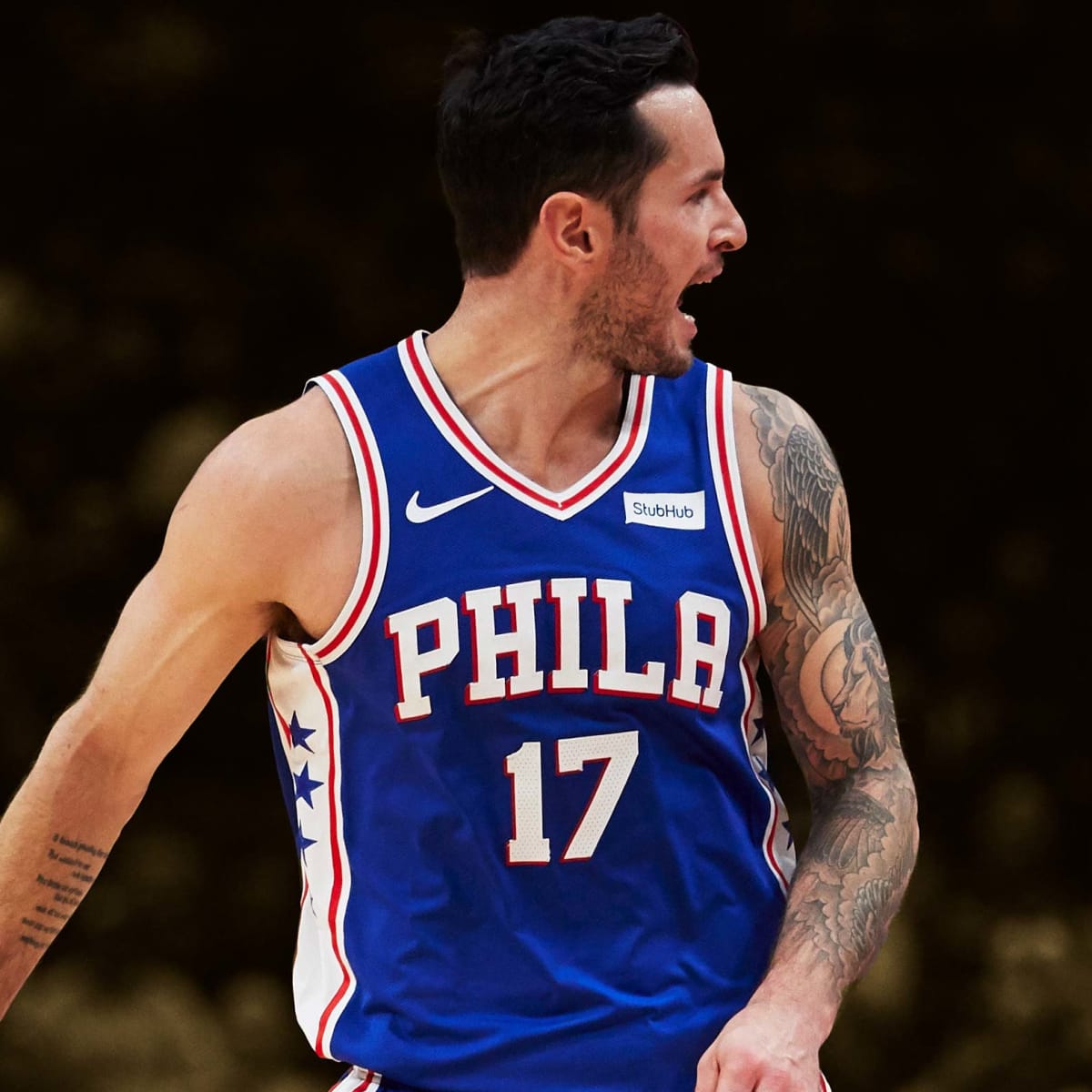 J.J. Redick said a woman was in a 'box or cage' in the back of his