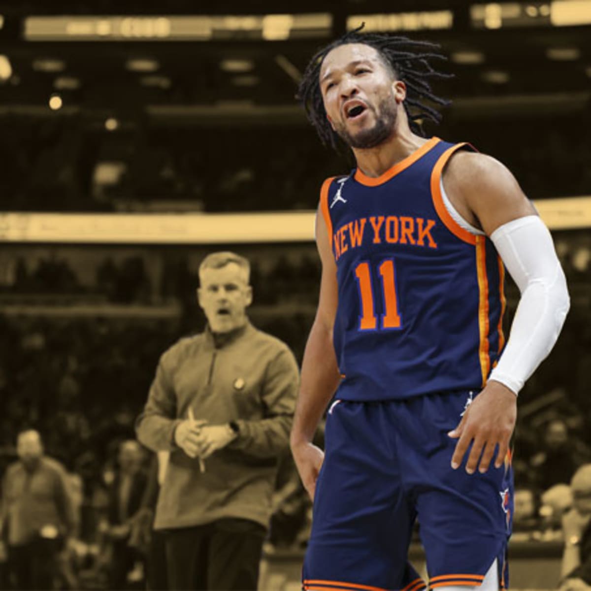Knicks' Derrick Rose is OK with minutes going to Grimes, McBride