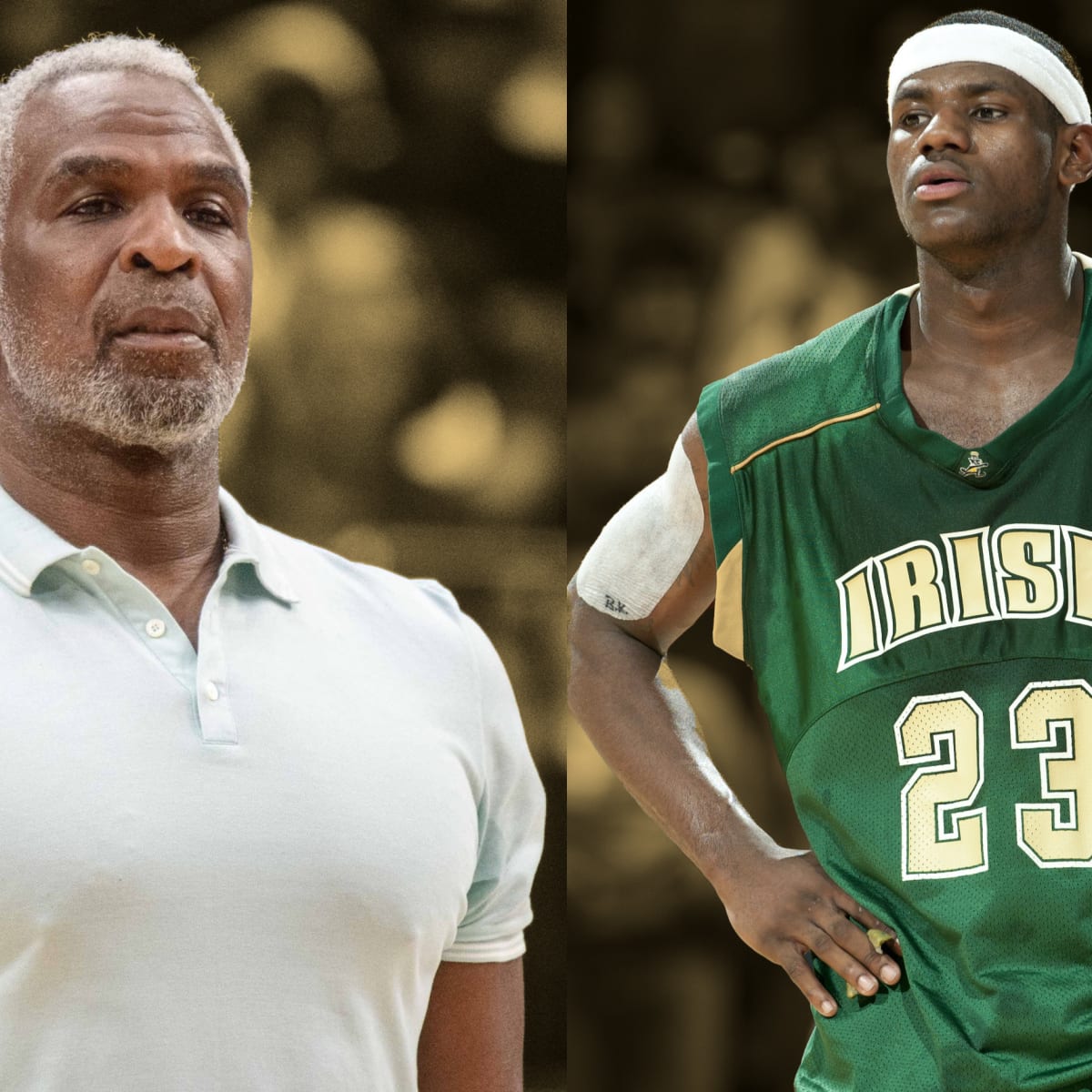 Charles Oakley recalls when Michael Jordan didn't allow a teenage LeBron  James to play in a pickup game - 