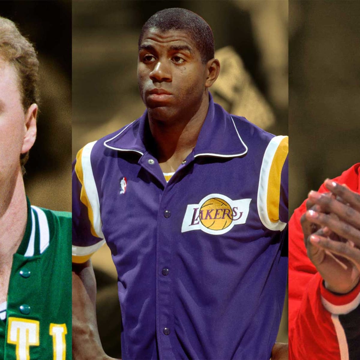 Michael Jordan, Magic Johnson, and Larry Bird debate their