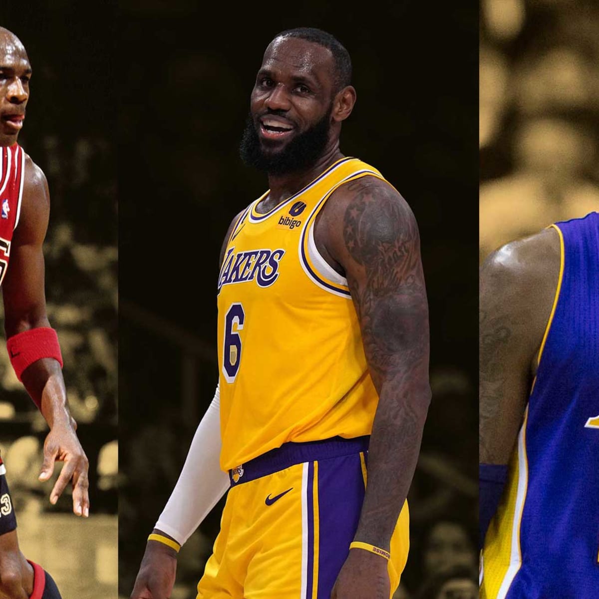 Michael Jordan, Kobe Bryant, & LeBron James  Kobe bryant michael jordan,  Kobe bryant lebron james, Kobe lebron