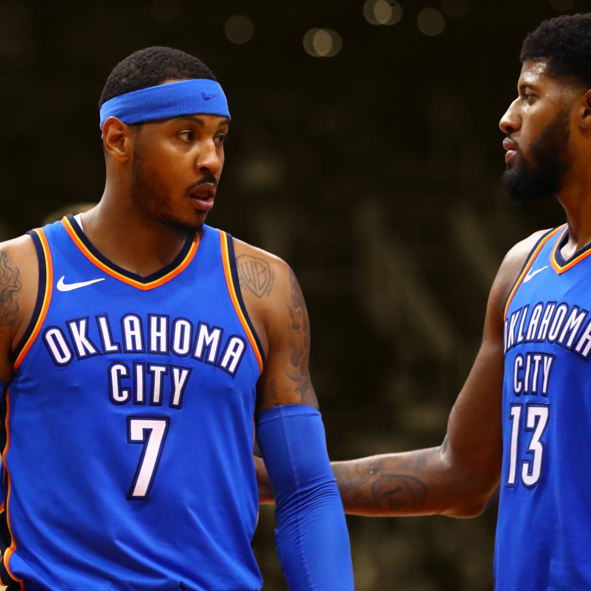 With Carmelo Anthony, Russell Westbrook and Paul George, Thunder