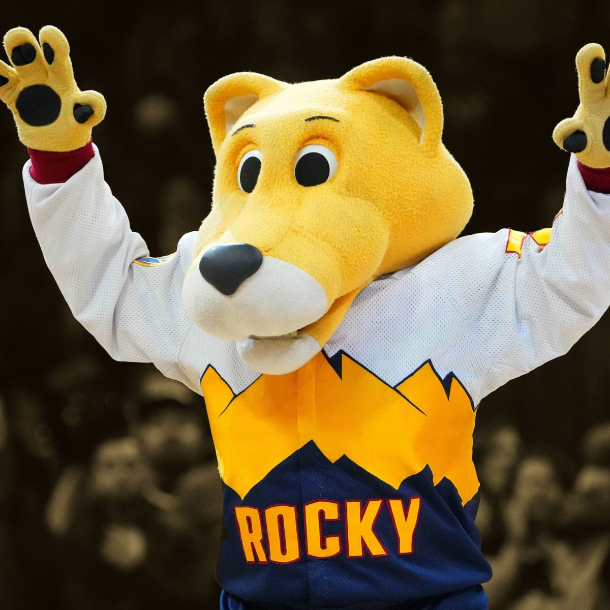 Original Rocky Mascot in the NBA Finals With Denver Nuggets