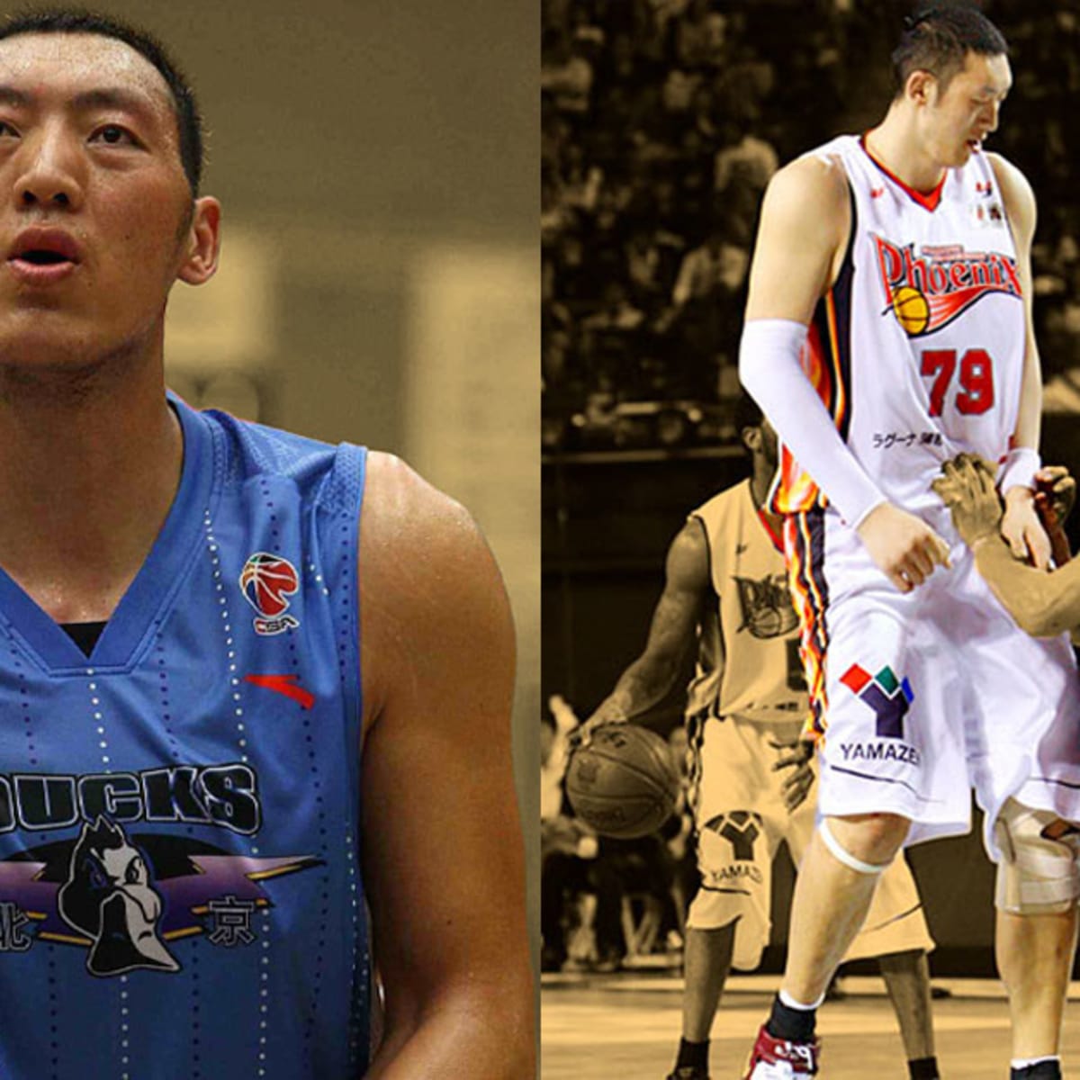 Tall chinese best sale basketball player
