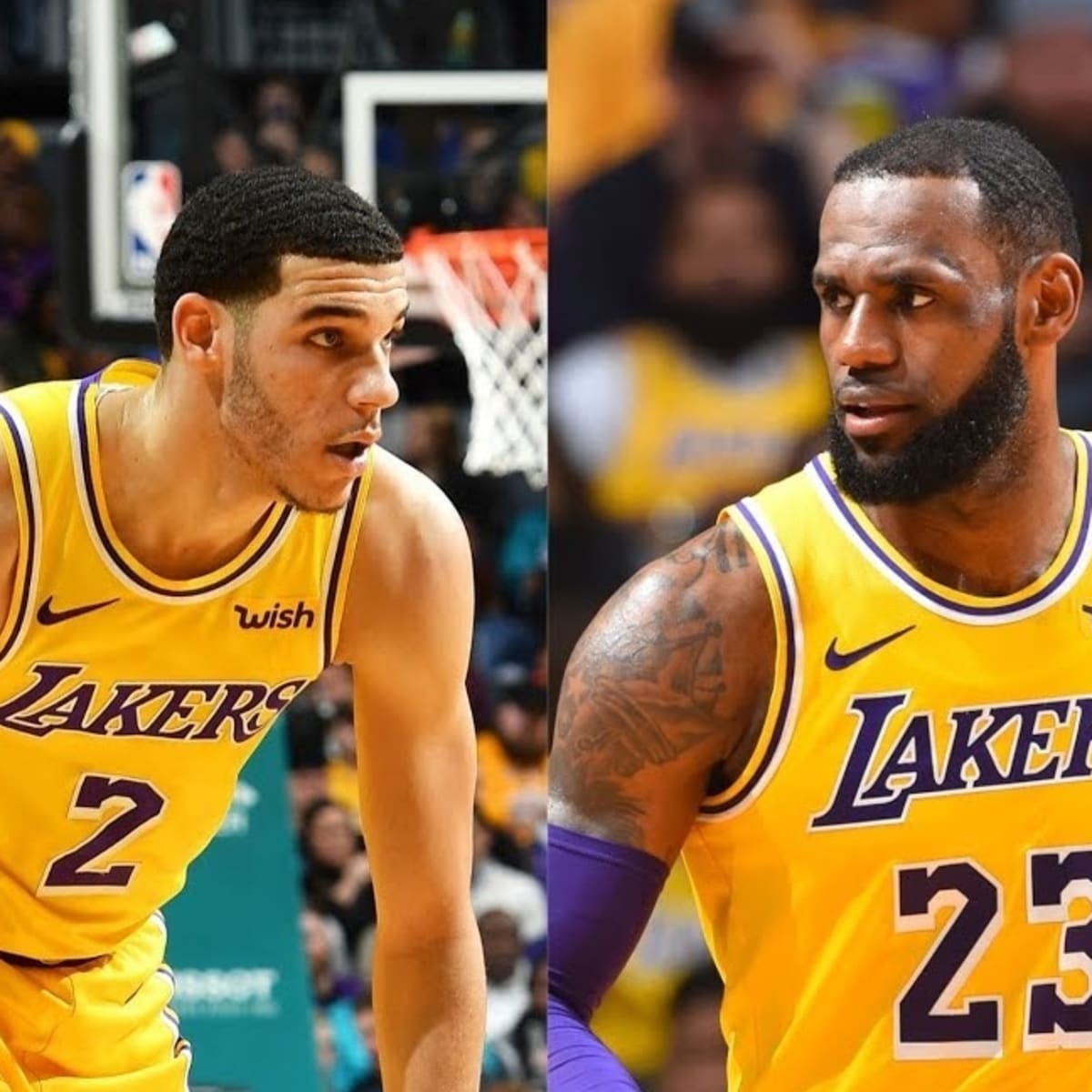 Lonzo ball and lebron top