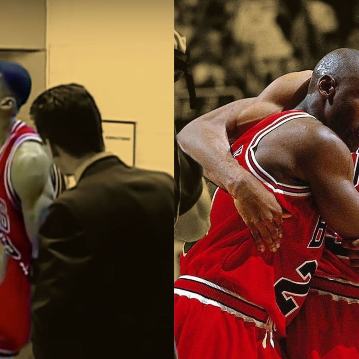 Jordan pippen outlet flu game