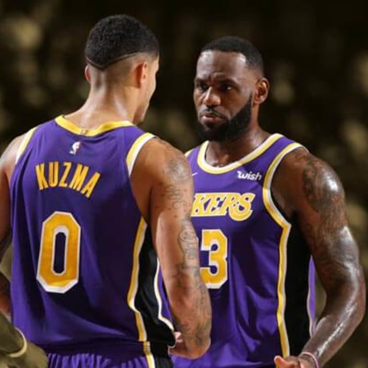 LeBron gave Kuzma