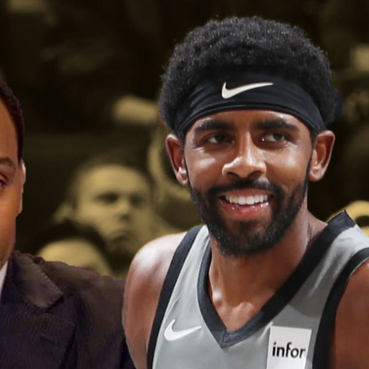 Kyrie irving with headband best sale