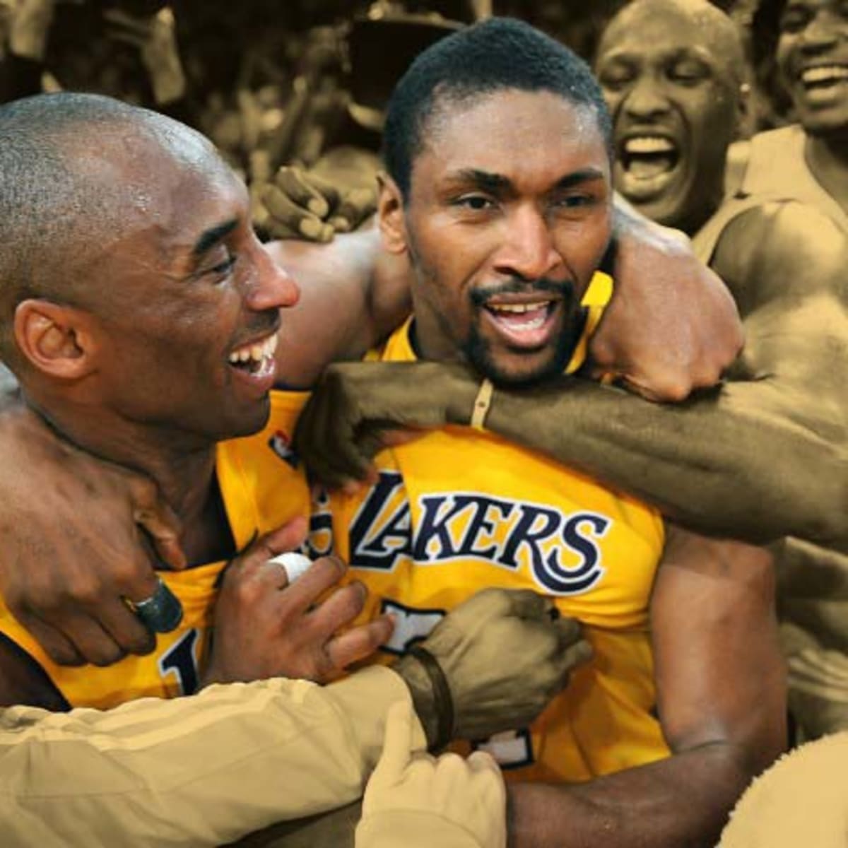 Kobe bryant sales metta world peace