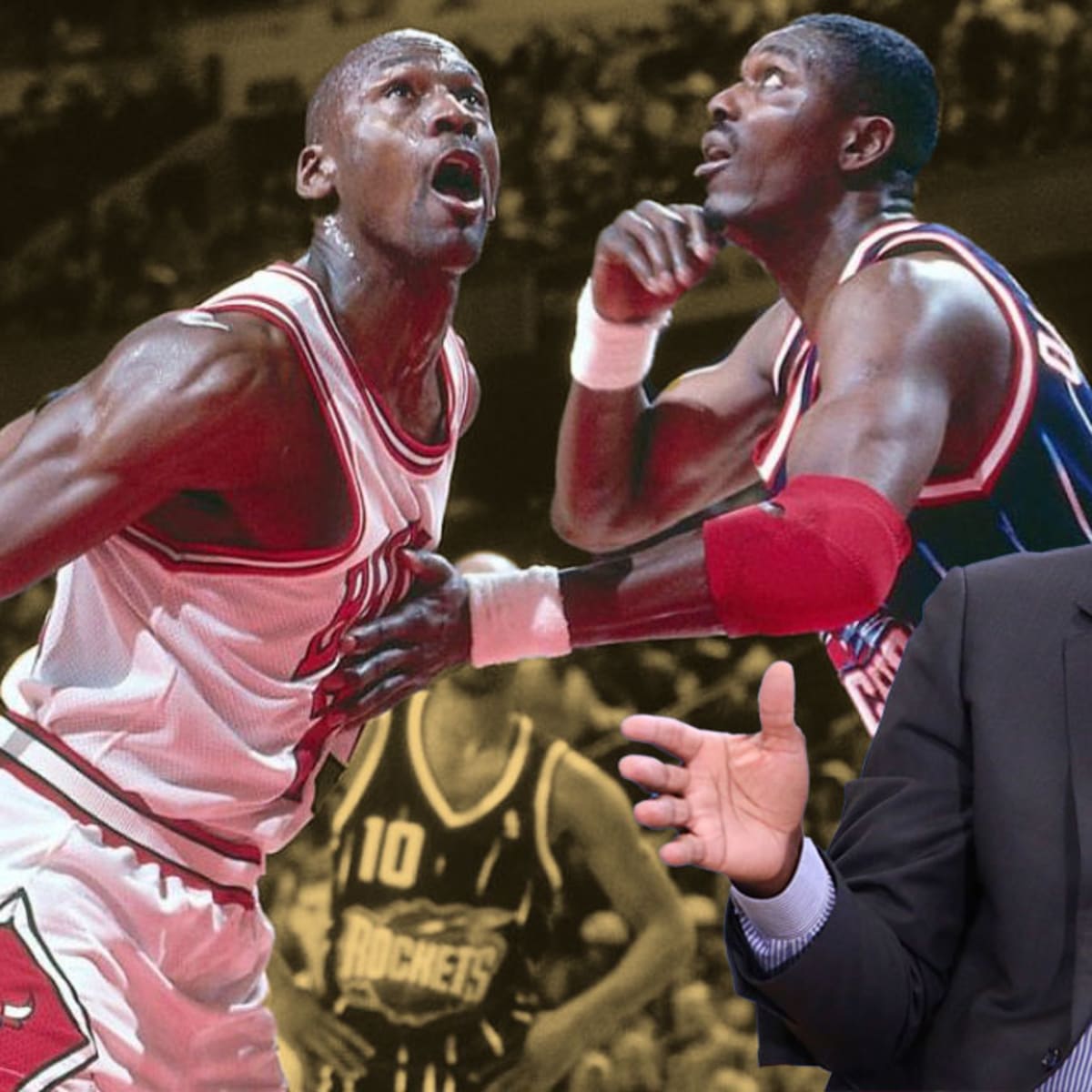Michael jordan and hakeem olajuwon shop