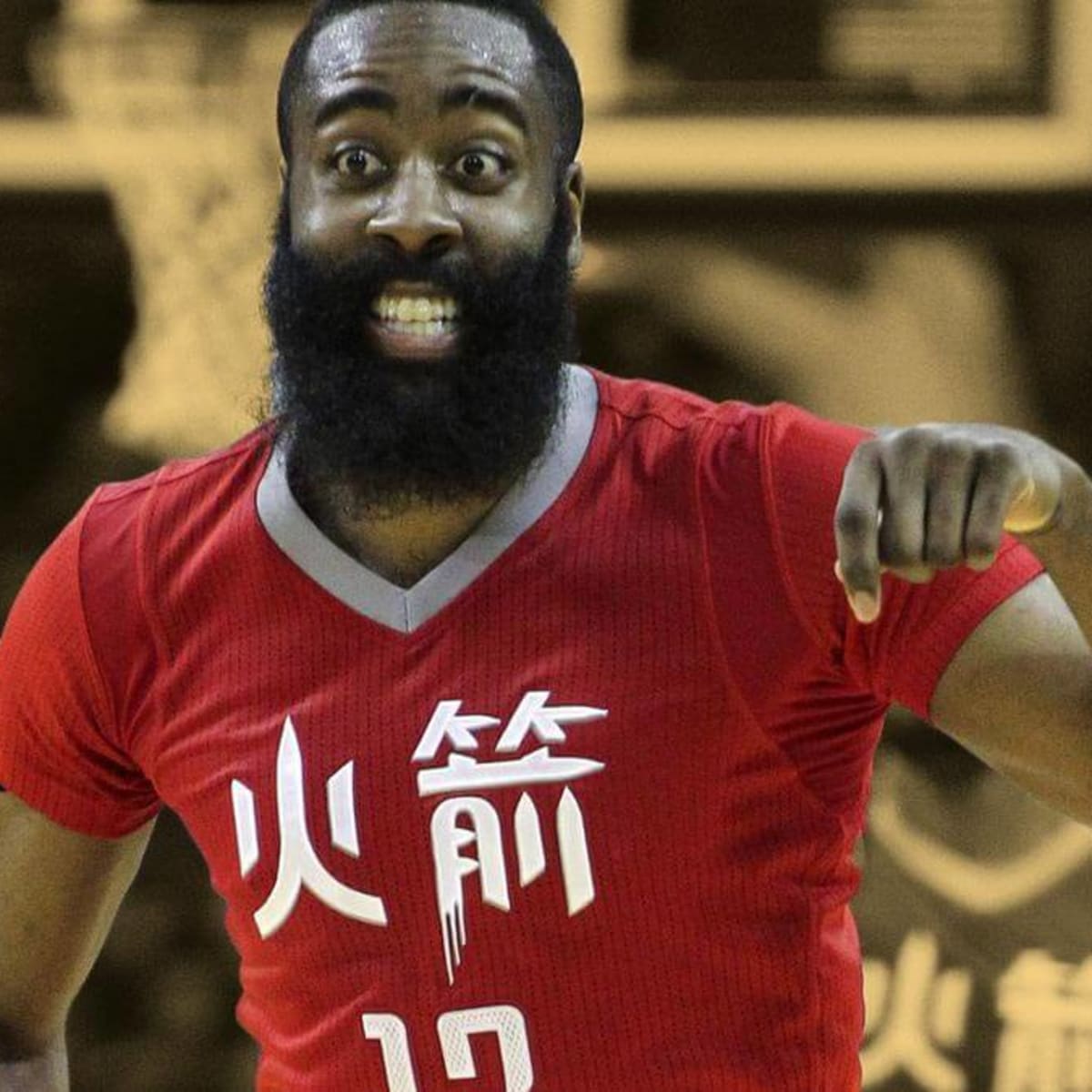 Harden chinese jersey top