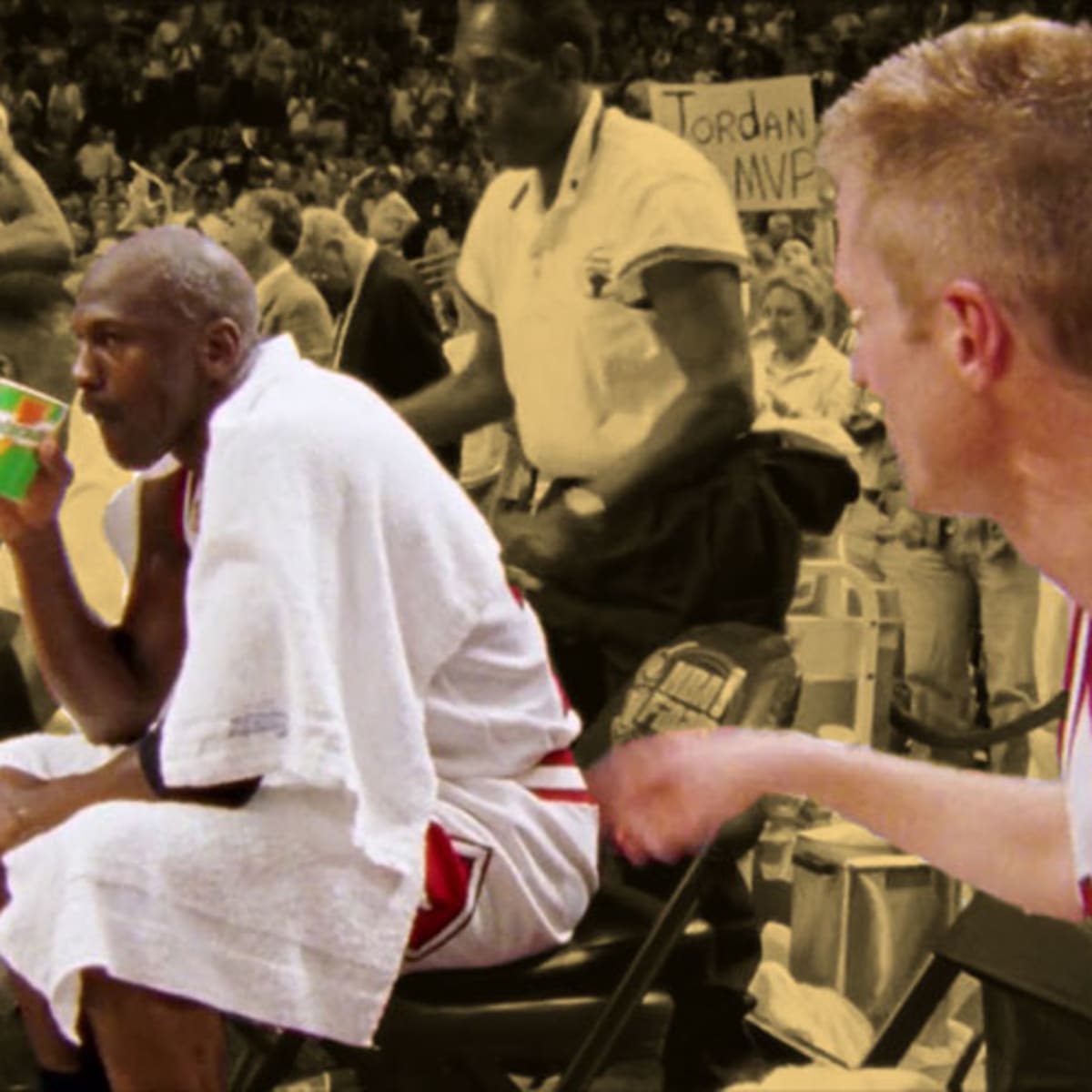 Michael jordan pass to steve hotsell kerr