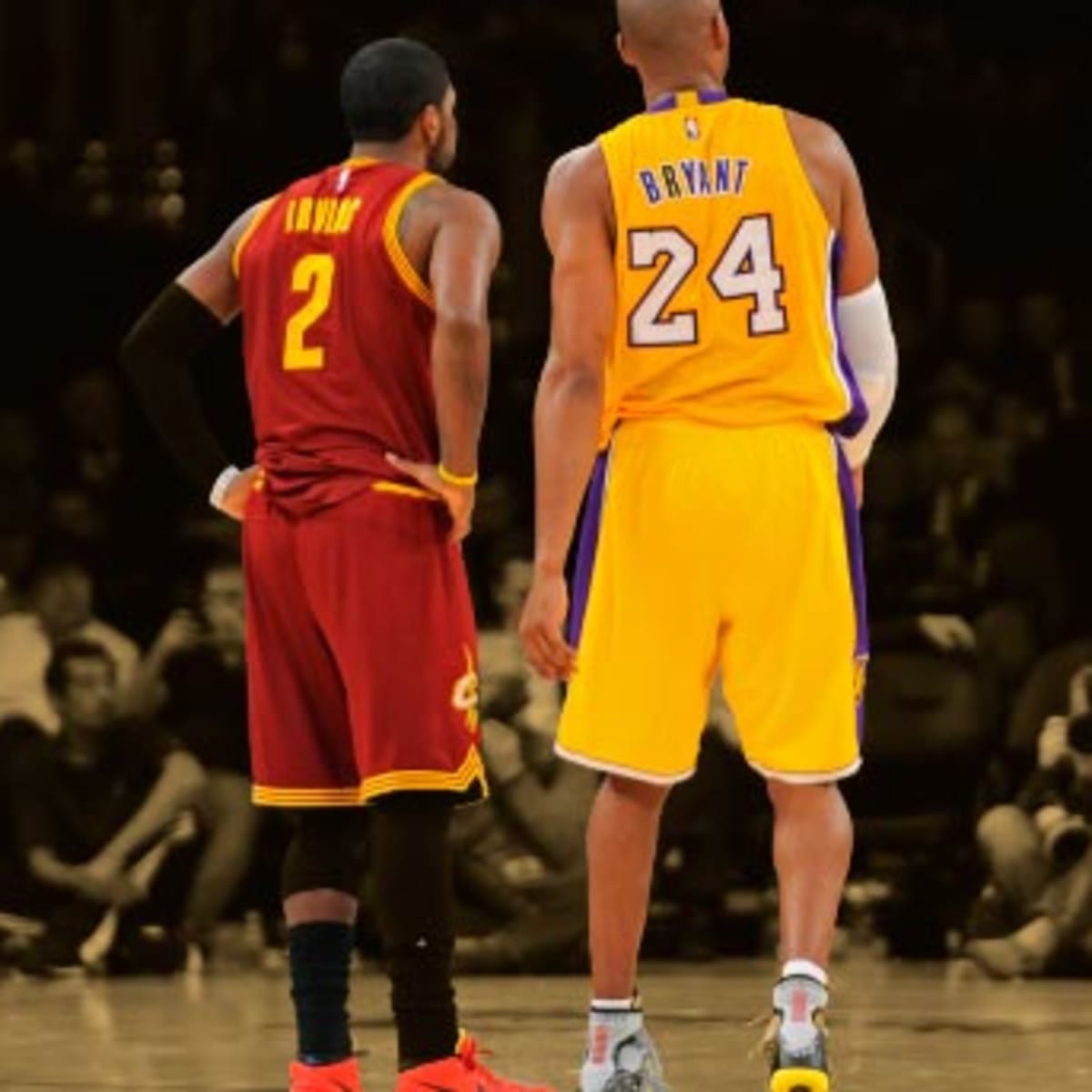 2012 Kyrie Irving challenges Kobe Bryant to a 1 on 1 game Kobe