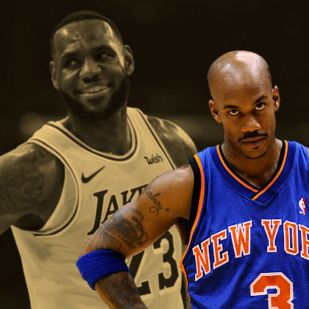 Lebron james stephon best sale marbury