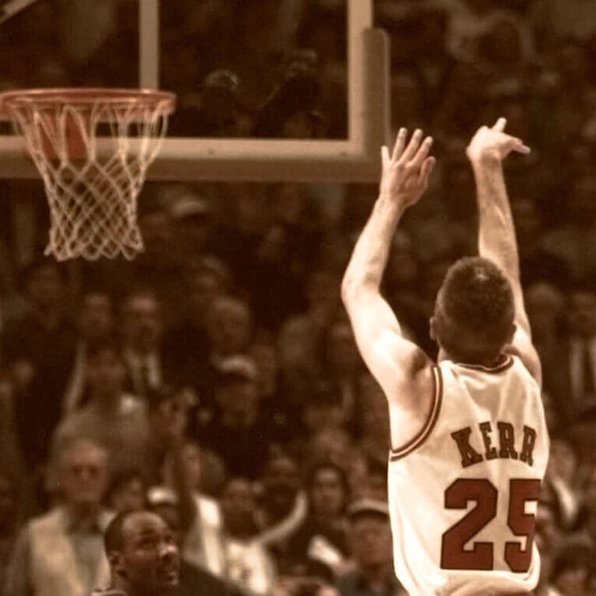 Michael jordan pass to top steve kerr