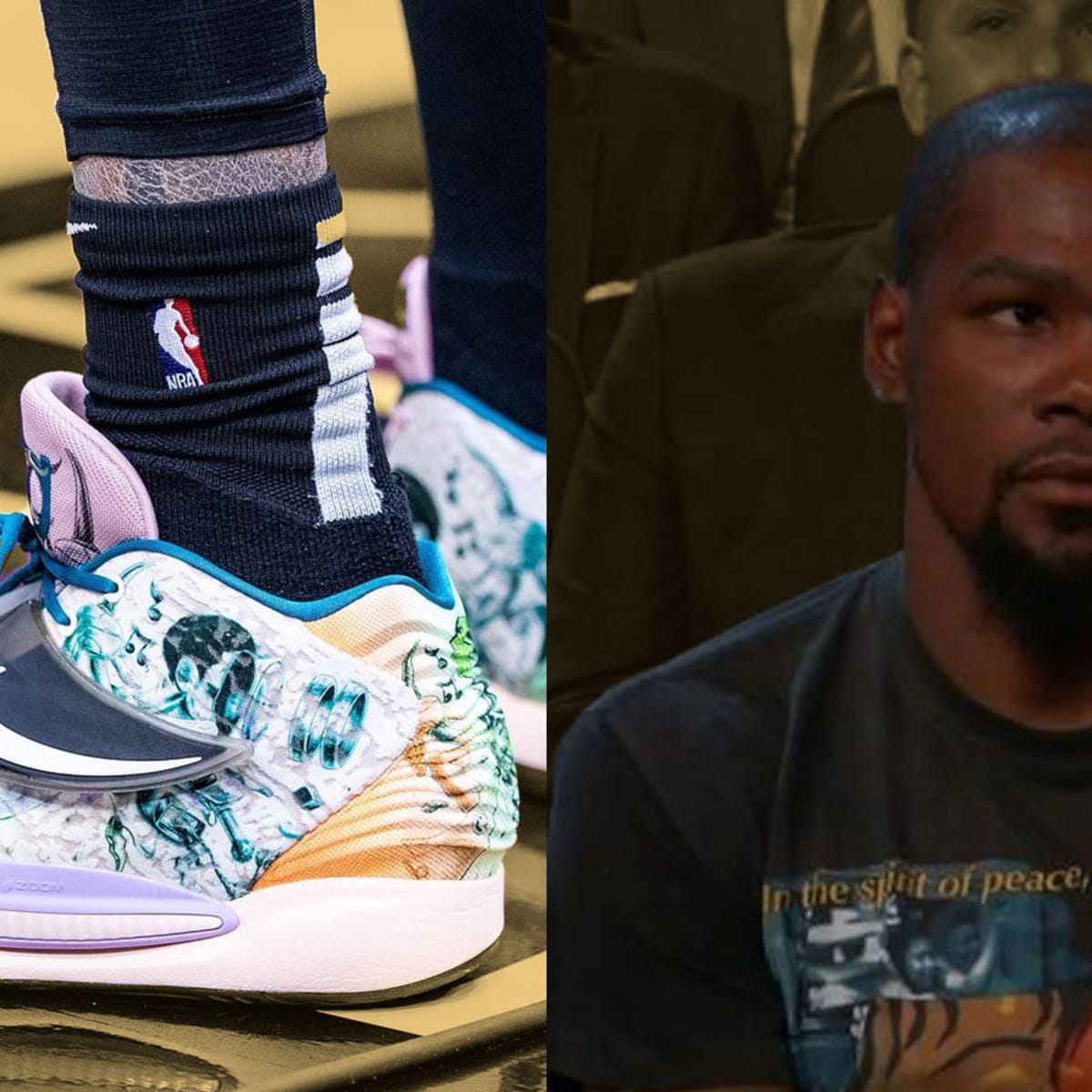 Kevin durant on sale compression shorts