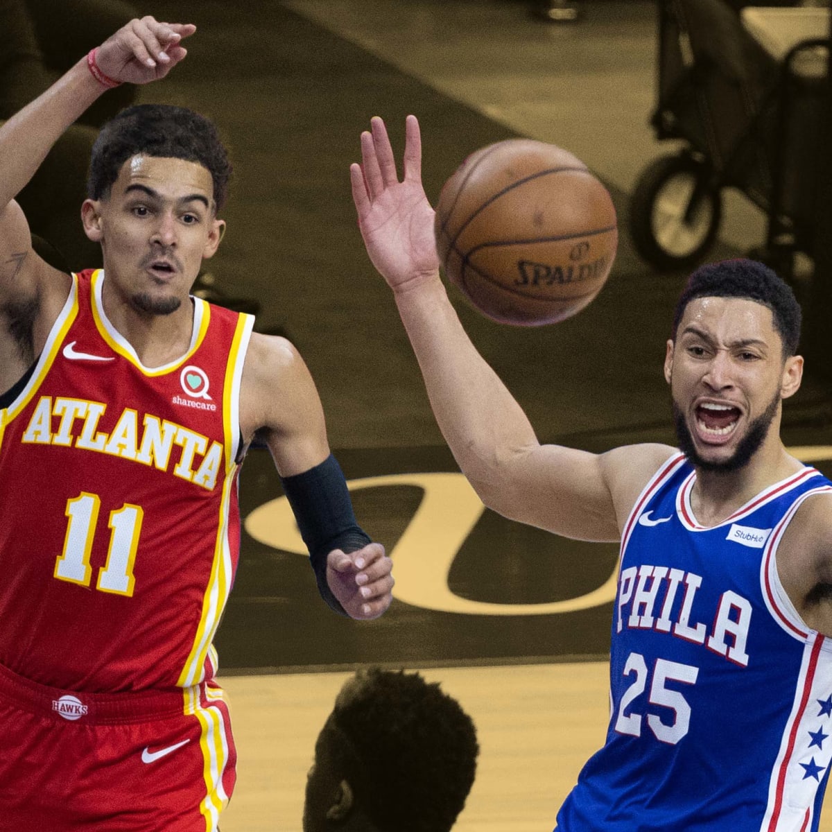 Trae Young defends Ben Simmons for passing up the layup on him