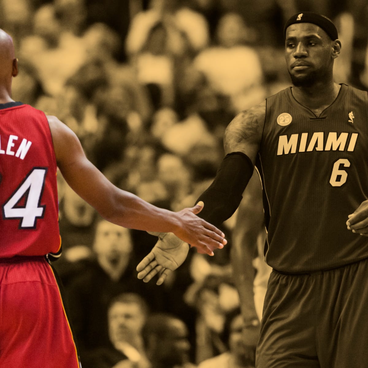 I don t expect him to say thank you for saving me Ray Allen on the narrative that he saved LeBron James in 2013 NBA Finals Basketball Network Your daily