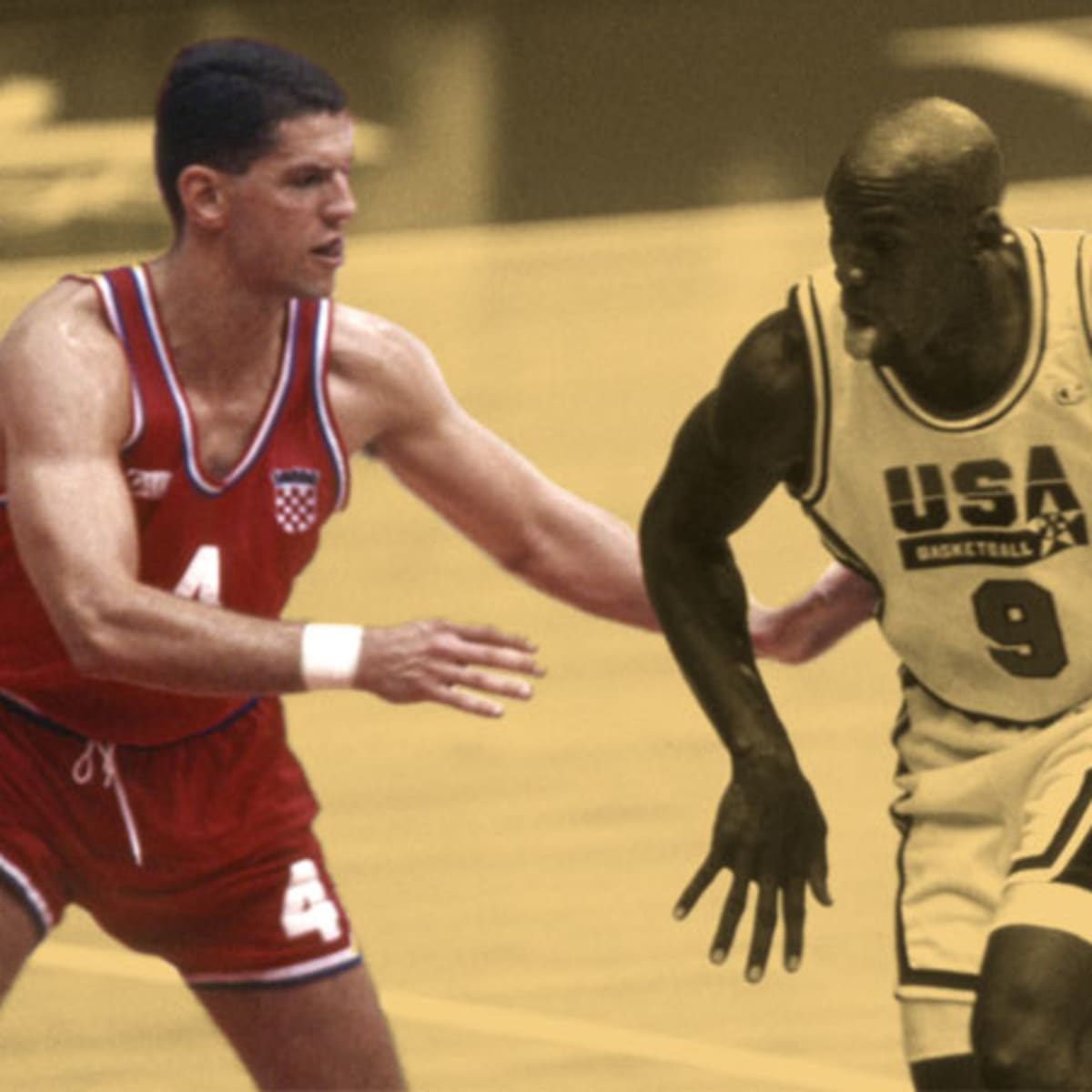 Michael jordan on drazen petrovic outlet