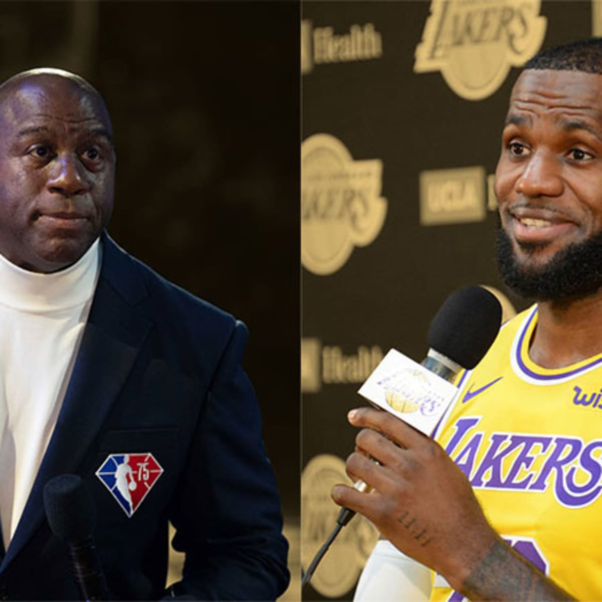Lebron james store and magic johnson