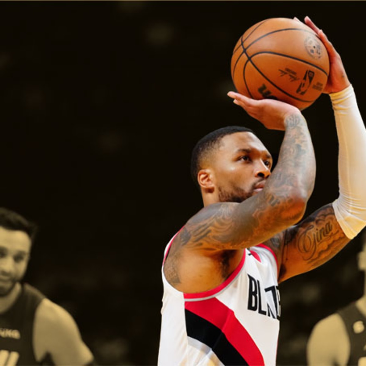 Damian lillard sale basketball jersey