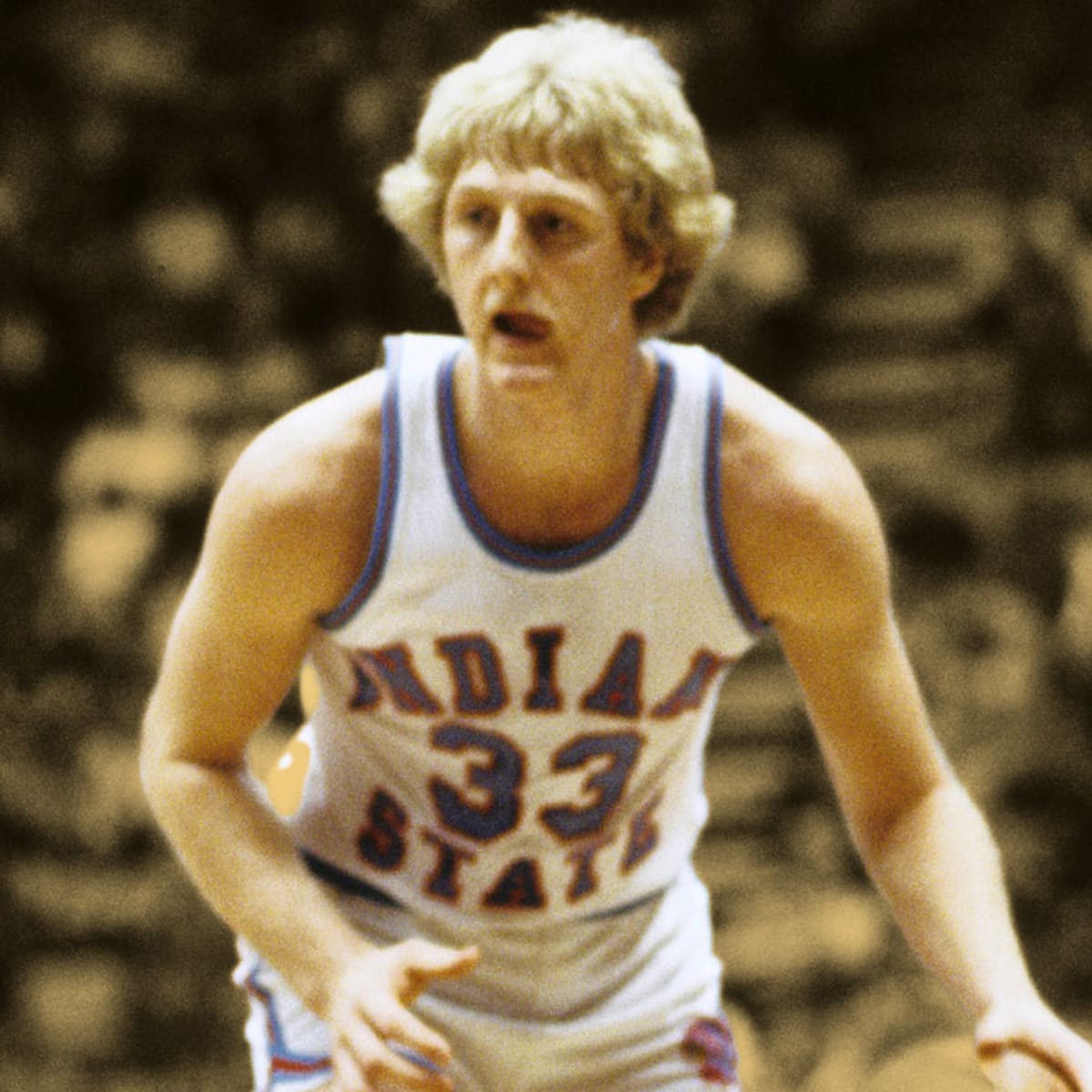 Larry bird indiana state shop t shirt