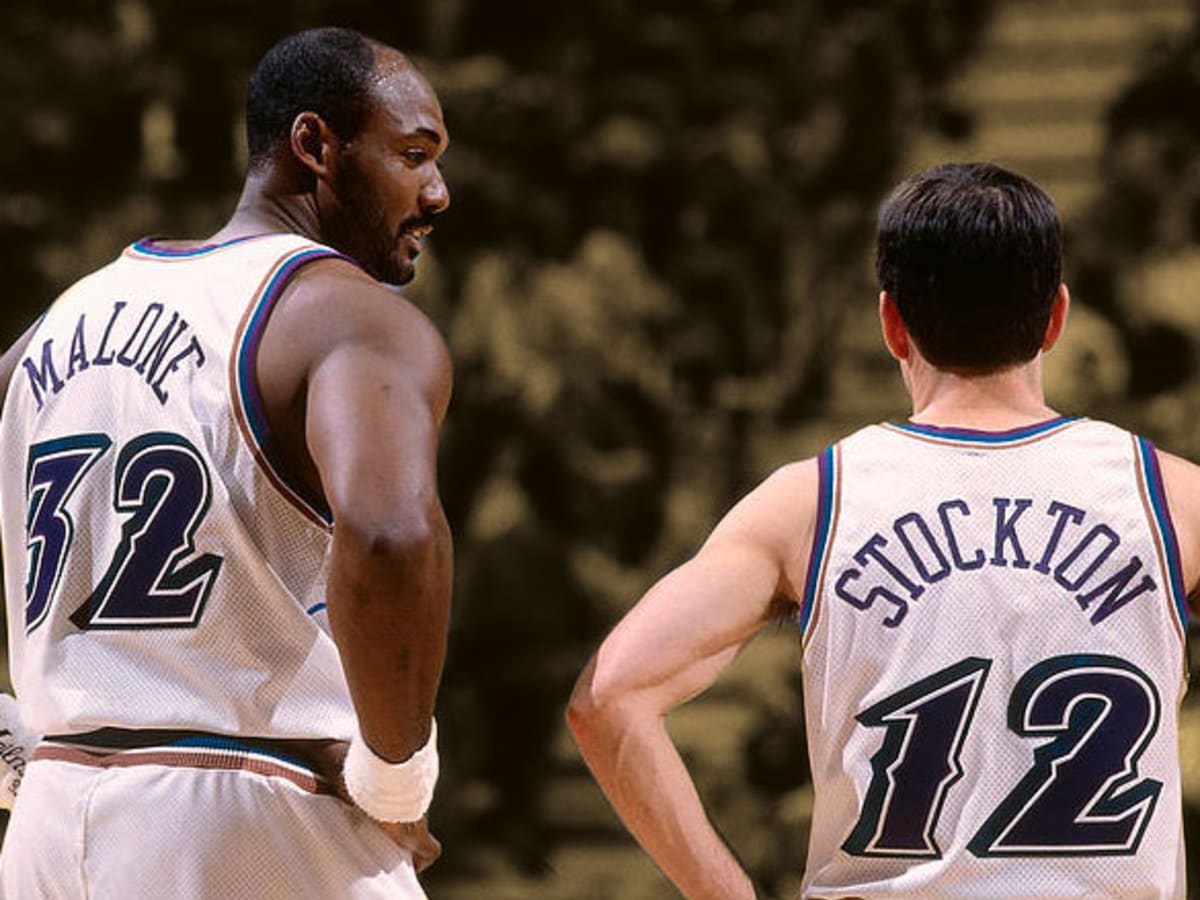 Stockton & Malone: one of the best NBA duos of all time, one of the best  NBA jerseys of all time.