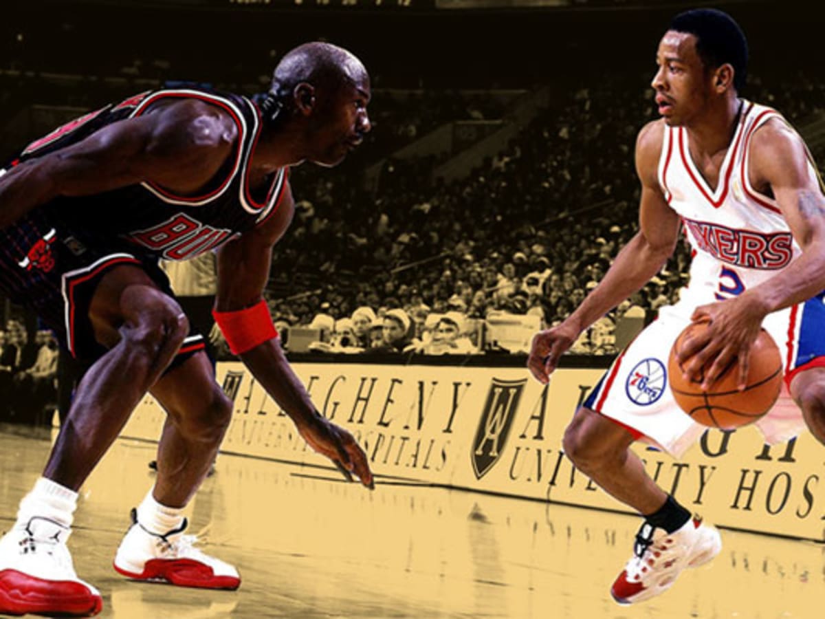 Michael Jordan vs Allen Iverson Highlights (1998.01.15)-51pts All