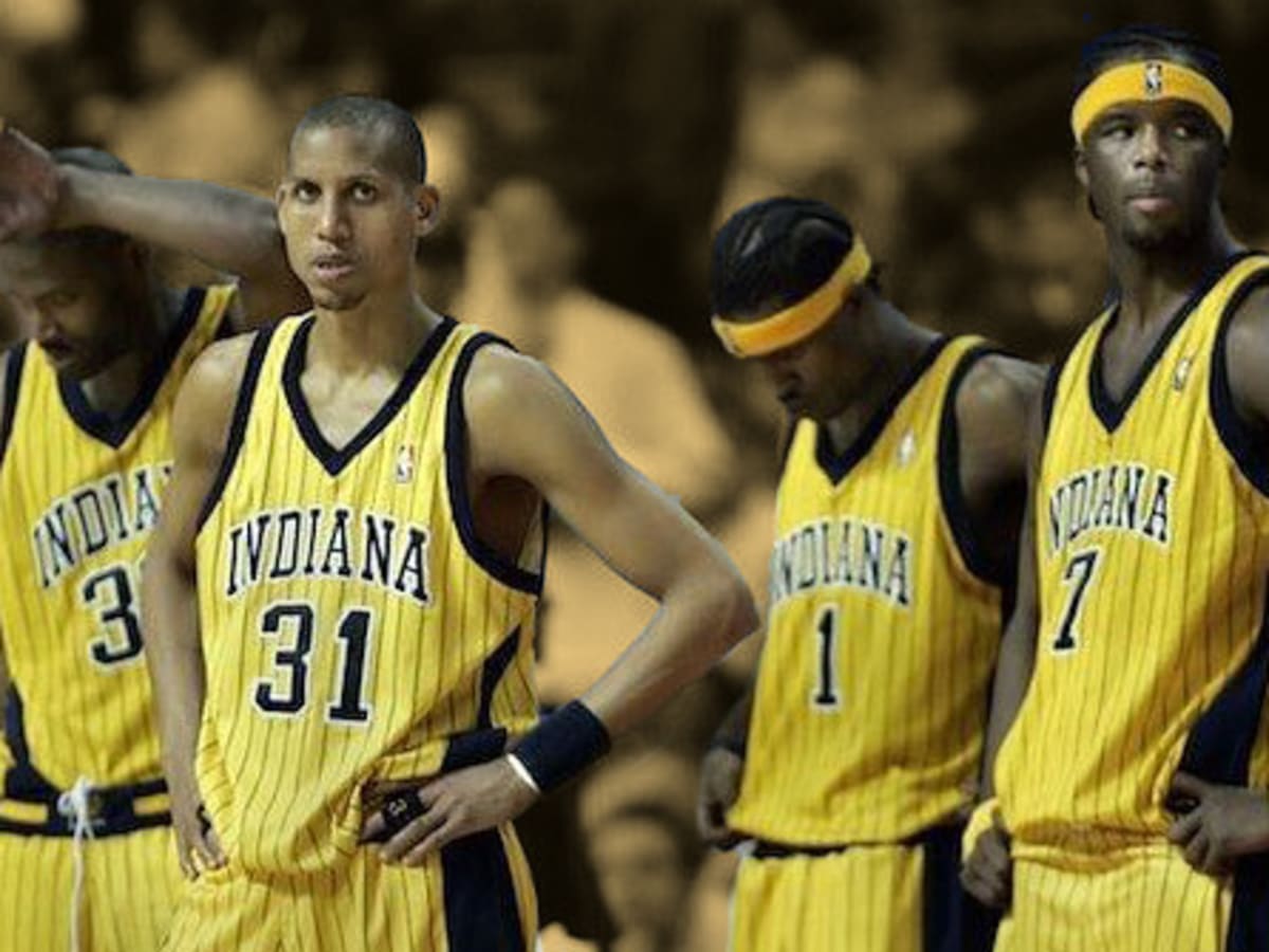 Reggie Miller during his final season with the Pacers in 2004-2005