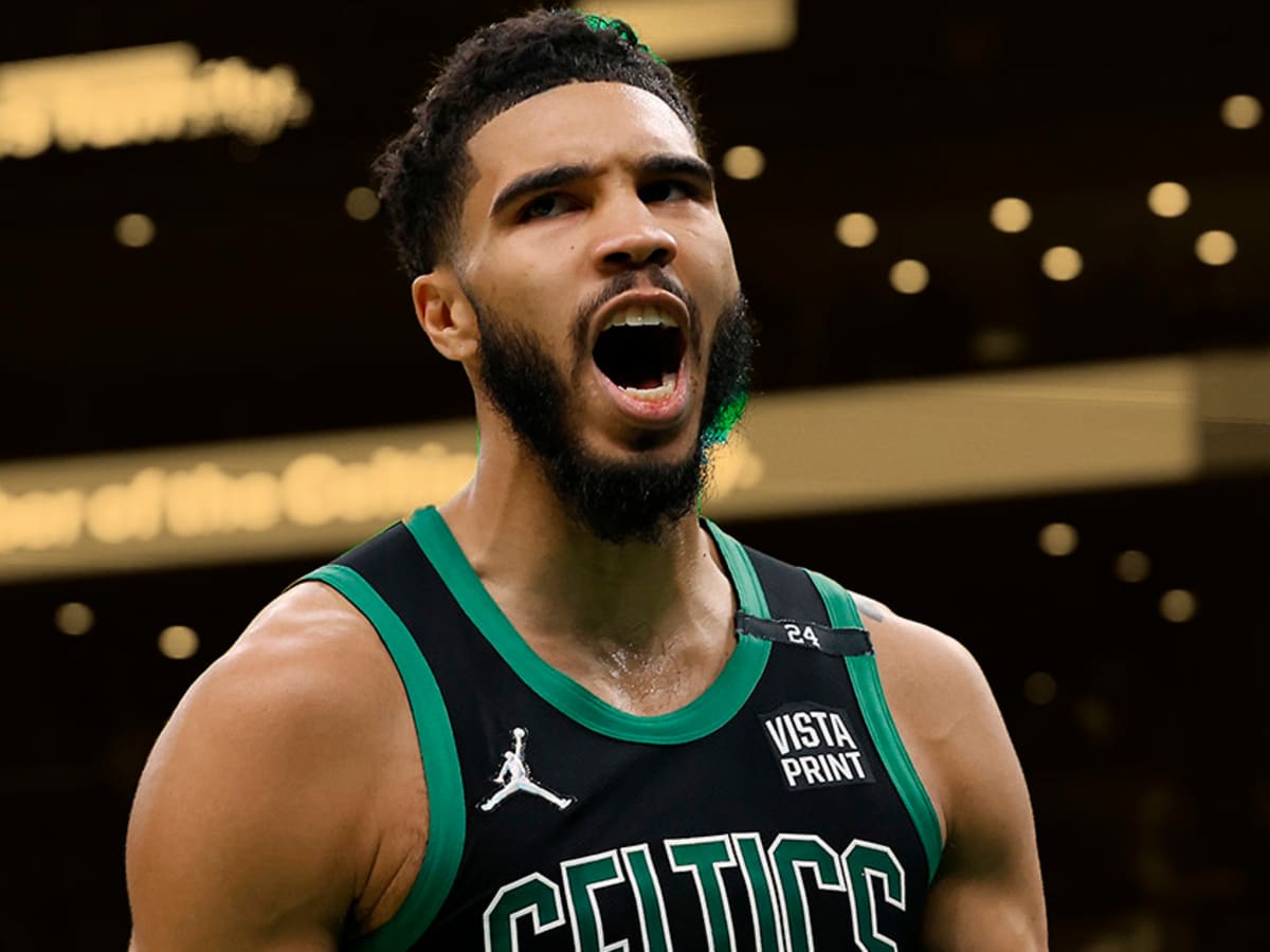 Warming up Jayson Tatum, one of the tallest wings in the league, is no,  jayson tatum