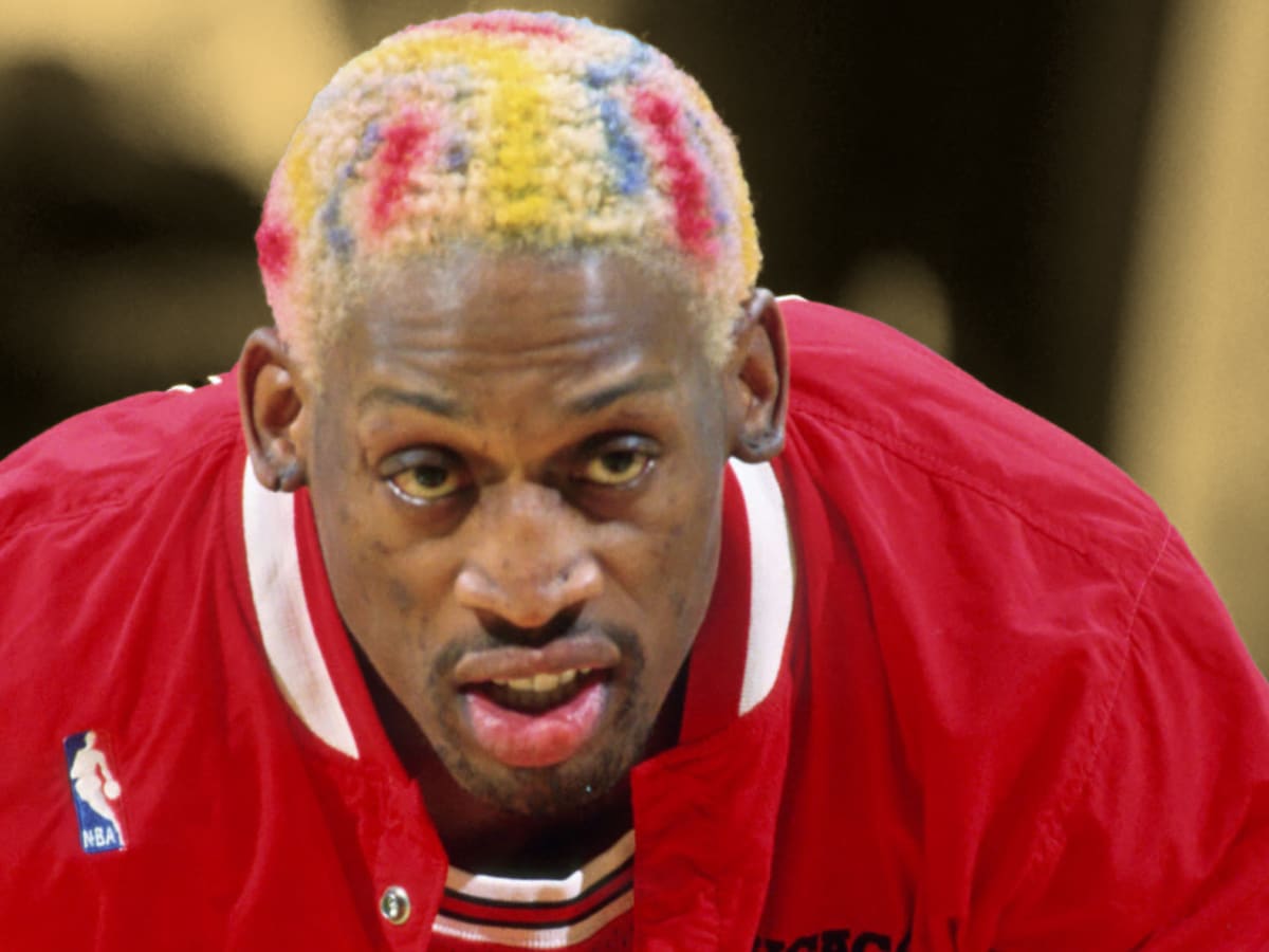 The many hair colors of Dennis Rodman. : r/nostalgia